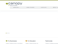 Tablet Screenshot of canopyit.com